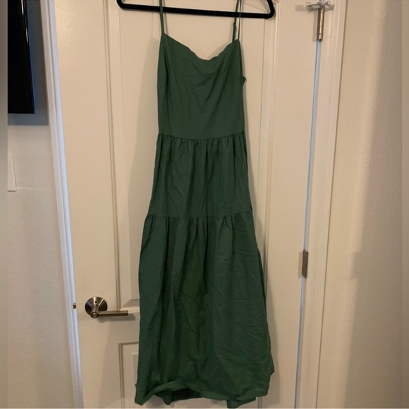 Tie Backless Ruffle Hem Cami Dress - Picture 4 of 4